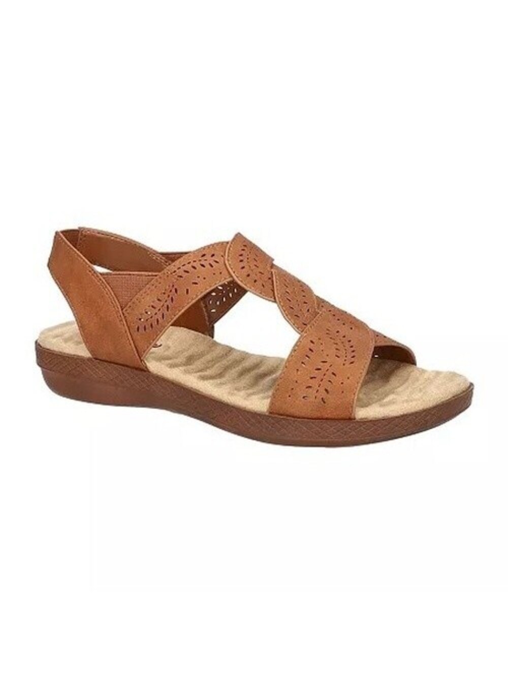 Easy Street Weave Women's Shoes Comfort Sandals Dark Brown 6W